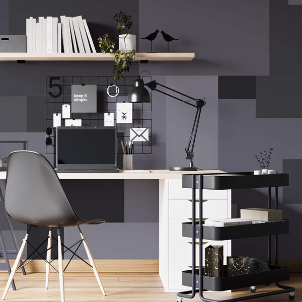 Grijze vierkanten op een stapel