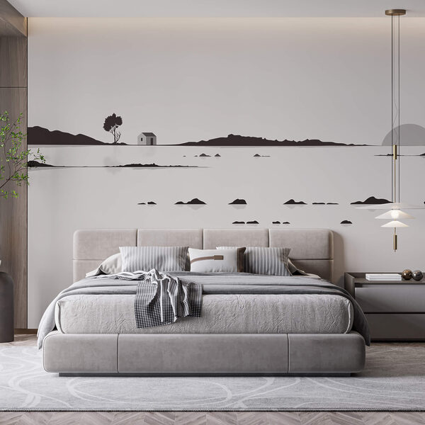 Fotobehang Huis midden in een meer (Artikelnummer: t00381) Fotobehang Fotobehang Huis midden in een meer (Artikelnummer: t00381)