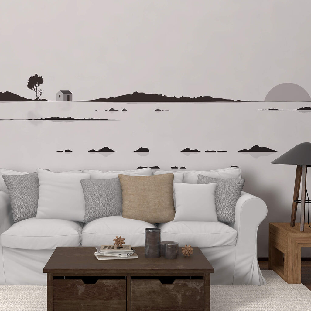 Huis midden in een meer