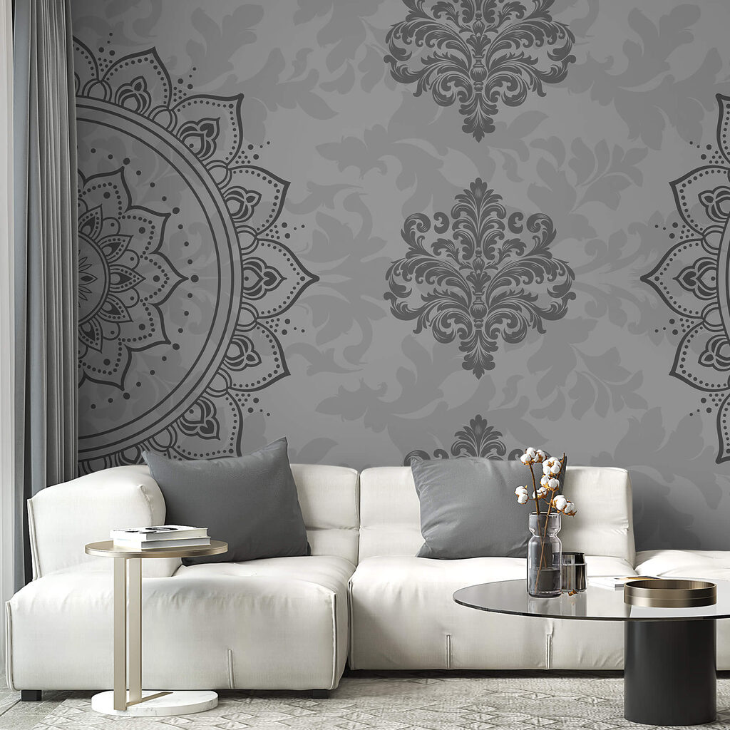 Grijs en wit patroon