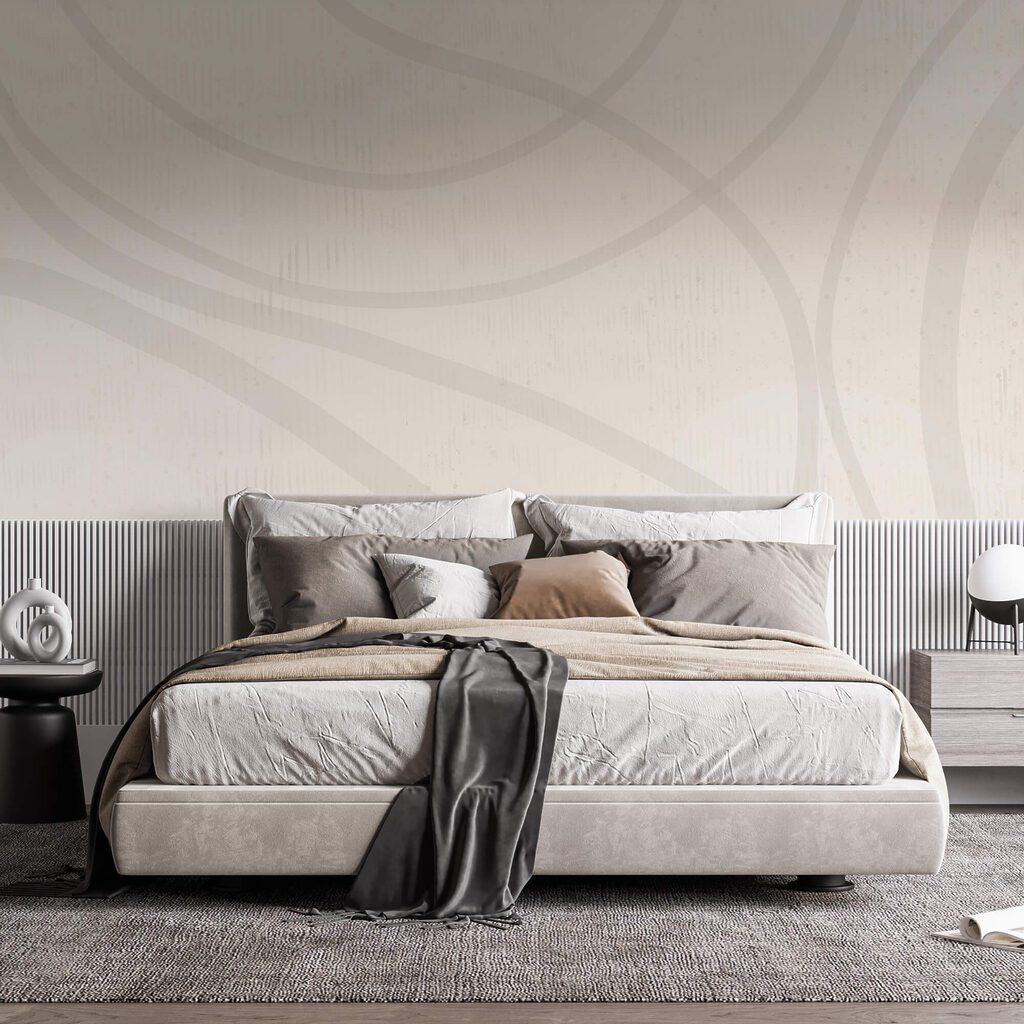 Wit oppervlak met lijnen