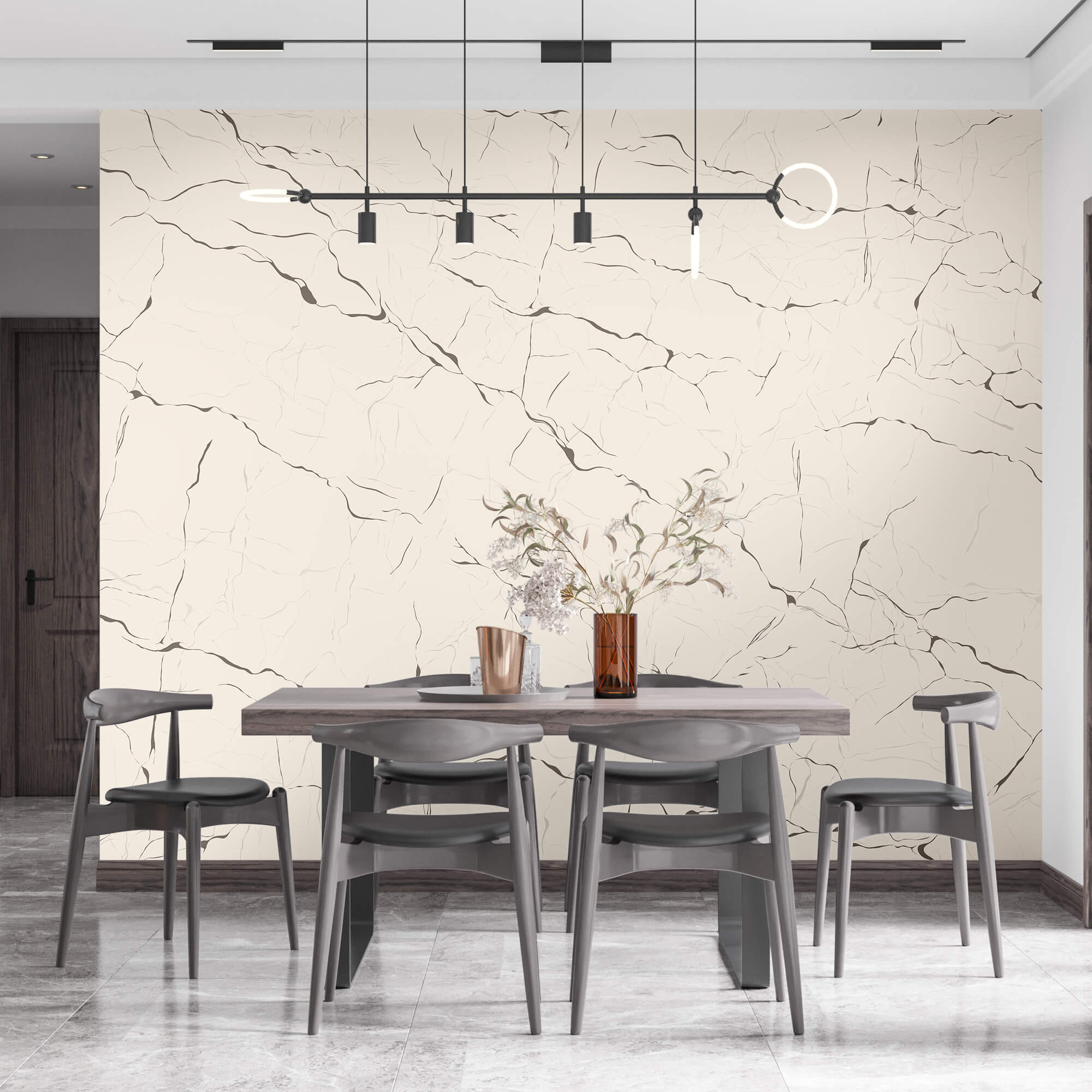 Wit oppervlak met scheuren Wit oppervlak met scheuren