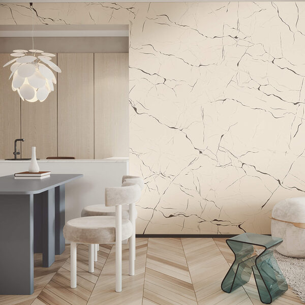 Wit oppervlak met scheuren Wit oppervlak met scheuren