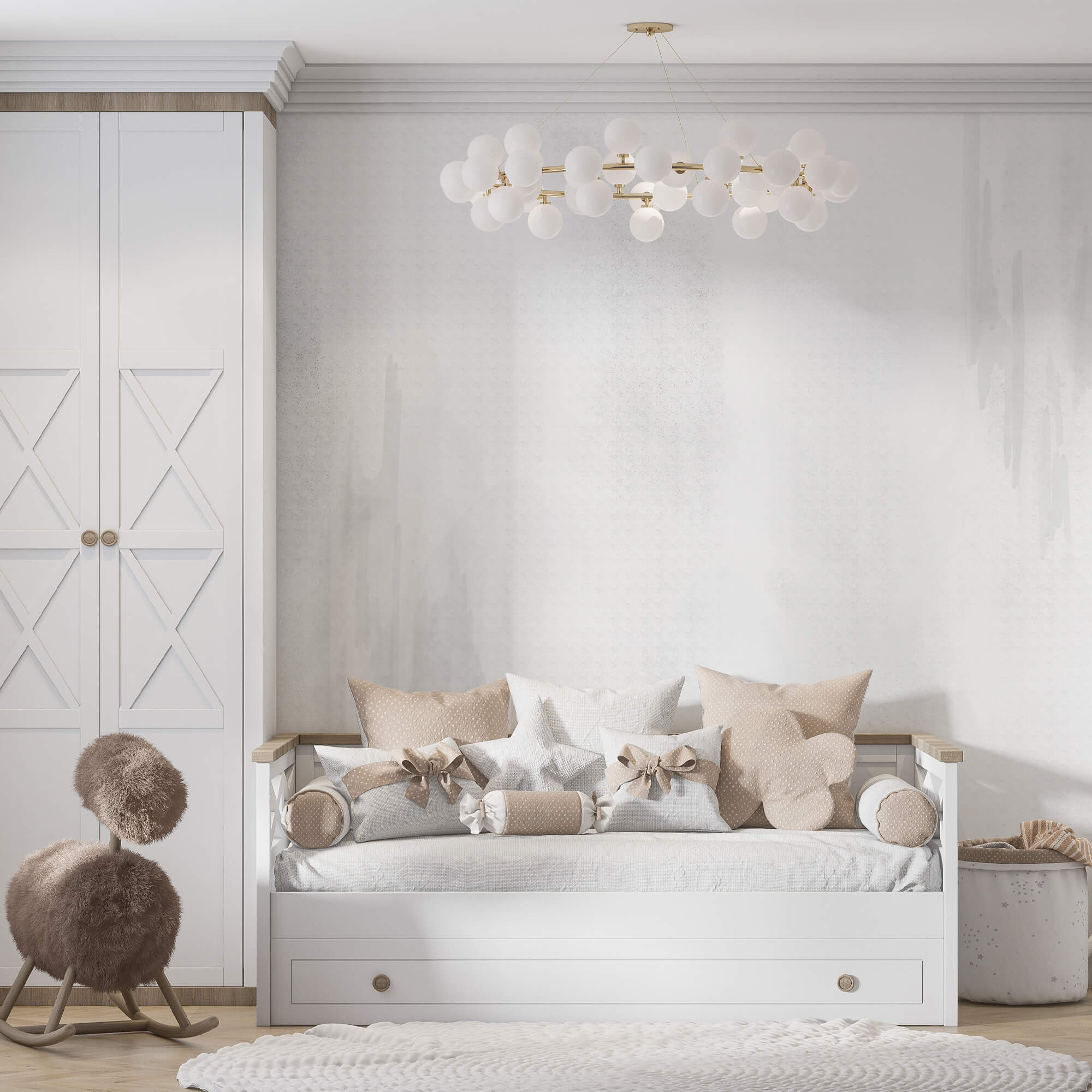 Witte achtergrond met zwarte stippen