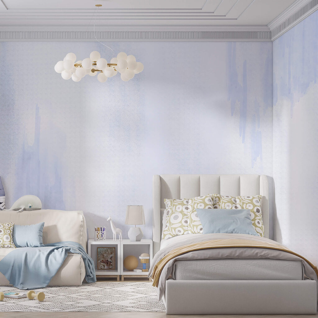 Witte en blauwe achtergrond