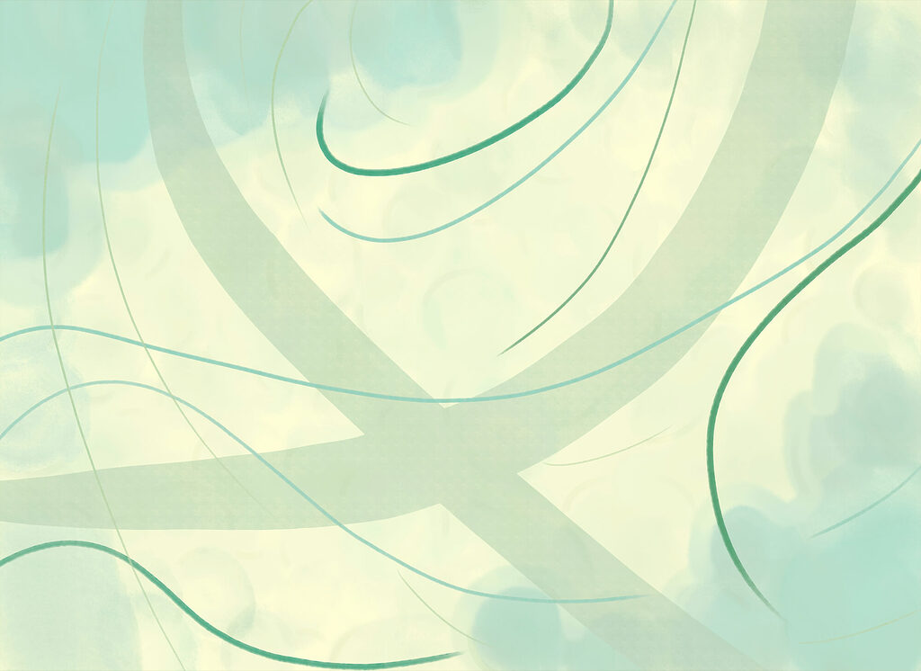 Soft swirls of color and form