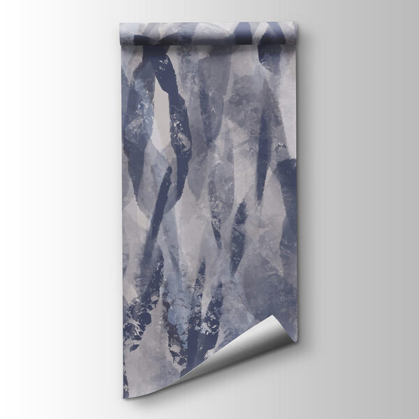 Flowing patterns in cool tones