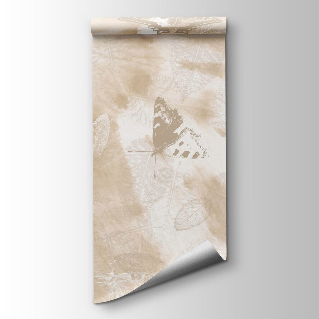 Delicate butterflies on soft background