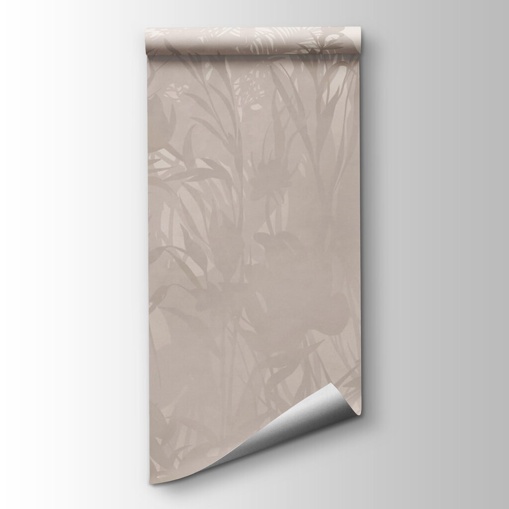 - Subtle botanical patterns in soft tones - Subtle botanical patterns in soft tones