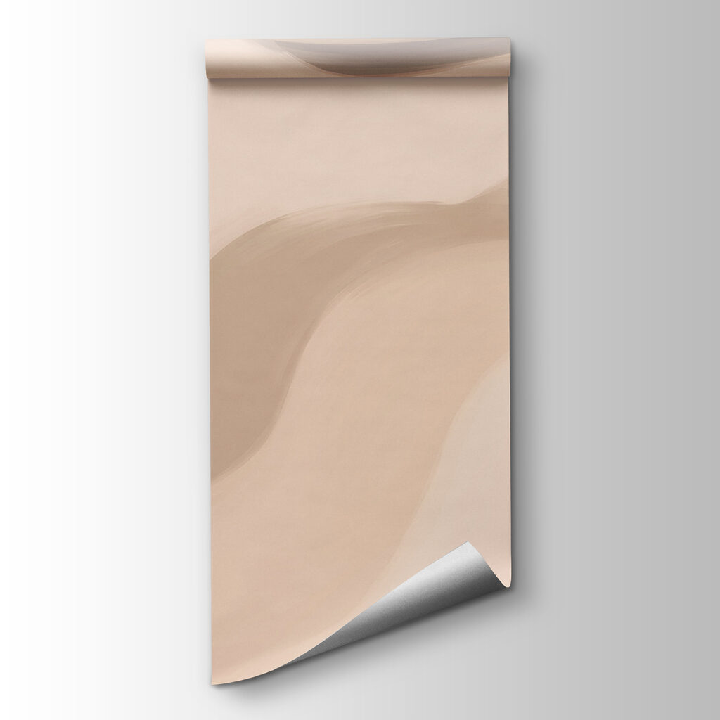 Soft hues and flowing shapes blend Soft hues and flowing shapes blend