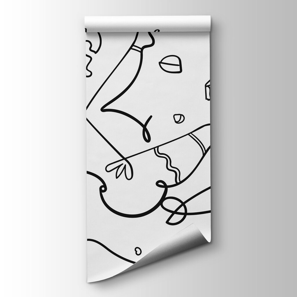 Drawing of a woman dancing