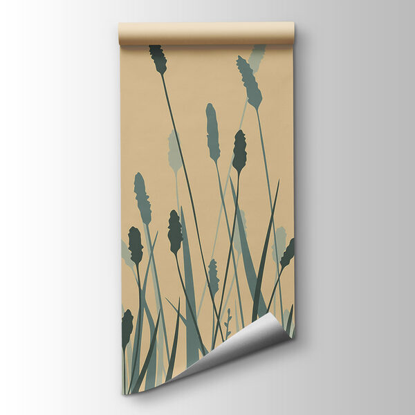 Gentle waves of green swaying gracefully Gentle waves of green swaying gracefully