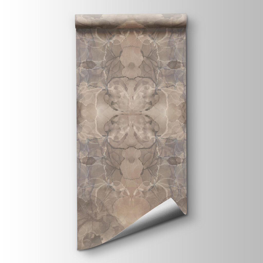 Fluid shapes in soft hues