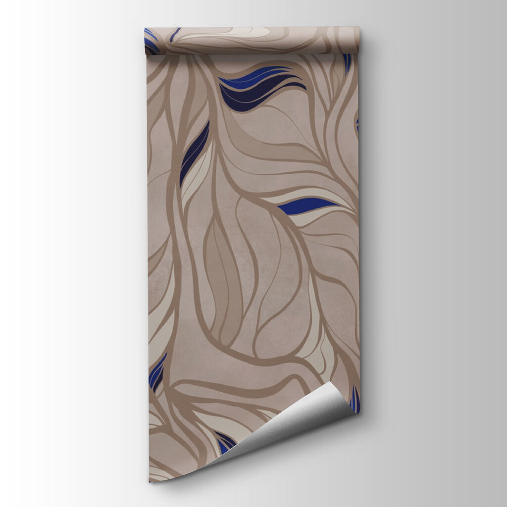 Pattern of blue and tan lines Pattern of blue and tan lines