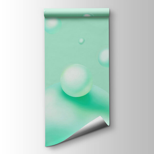 Group of bubbles floating in the air