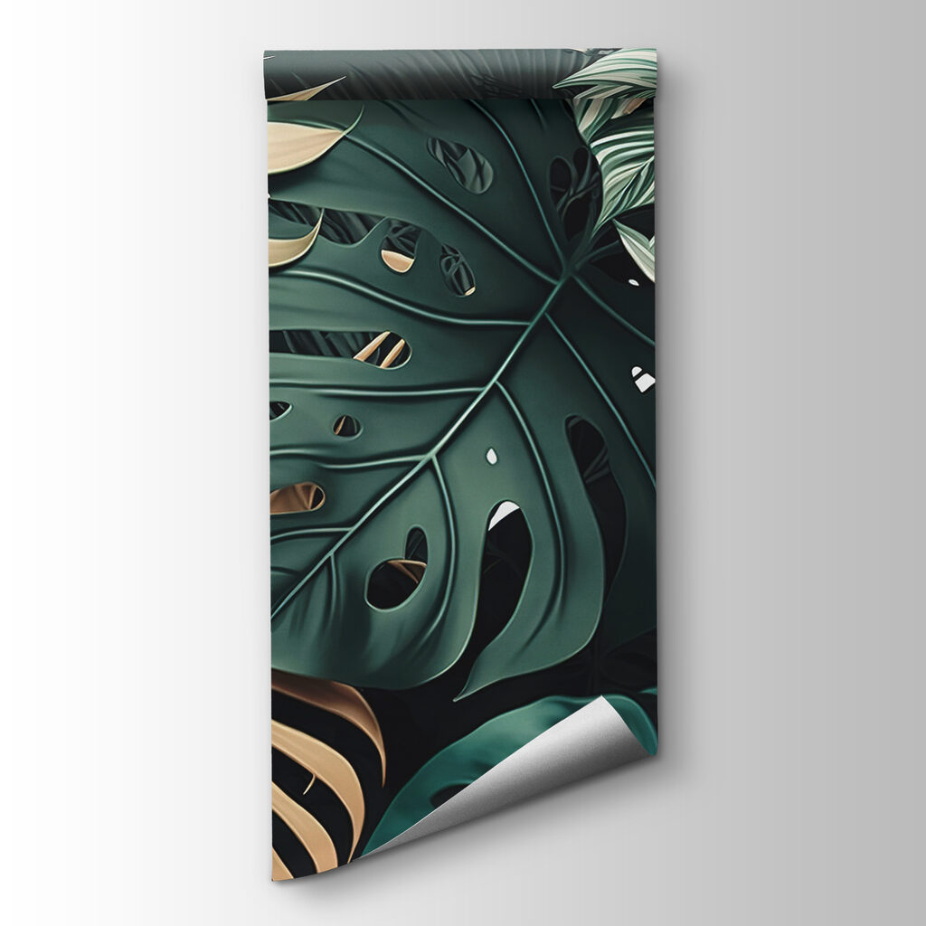 Group of green and white leaves Group of green and white leaves