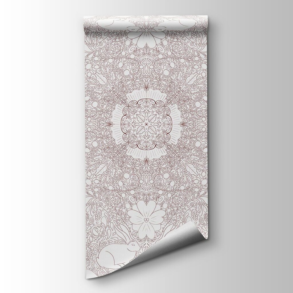 White and red pattern