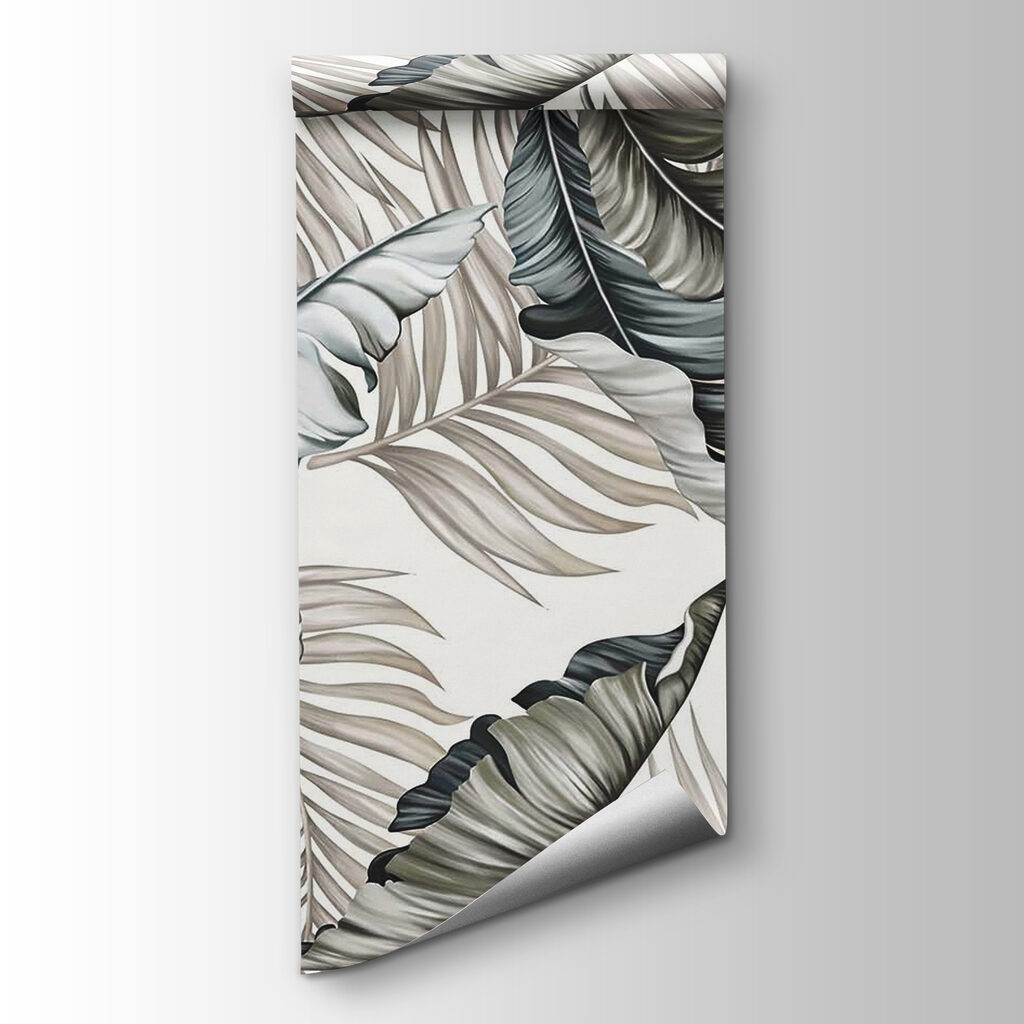 Pattern of leaves on a white background Pattern of leaves on a white background