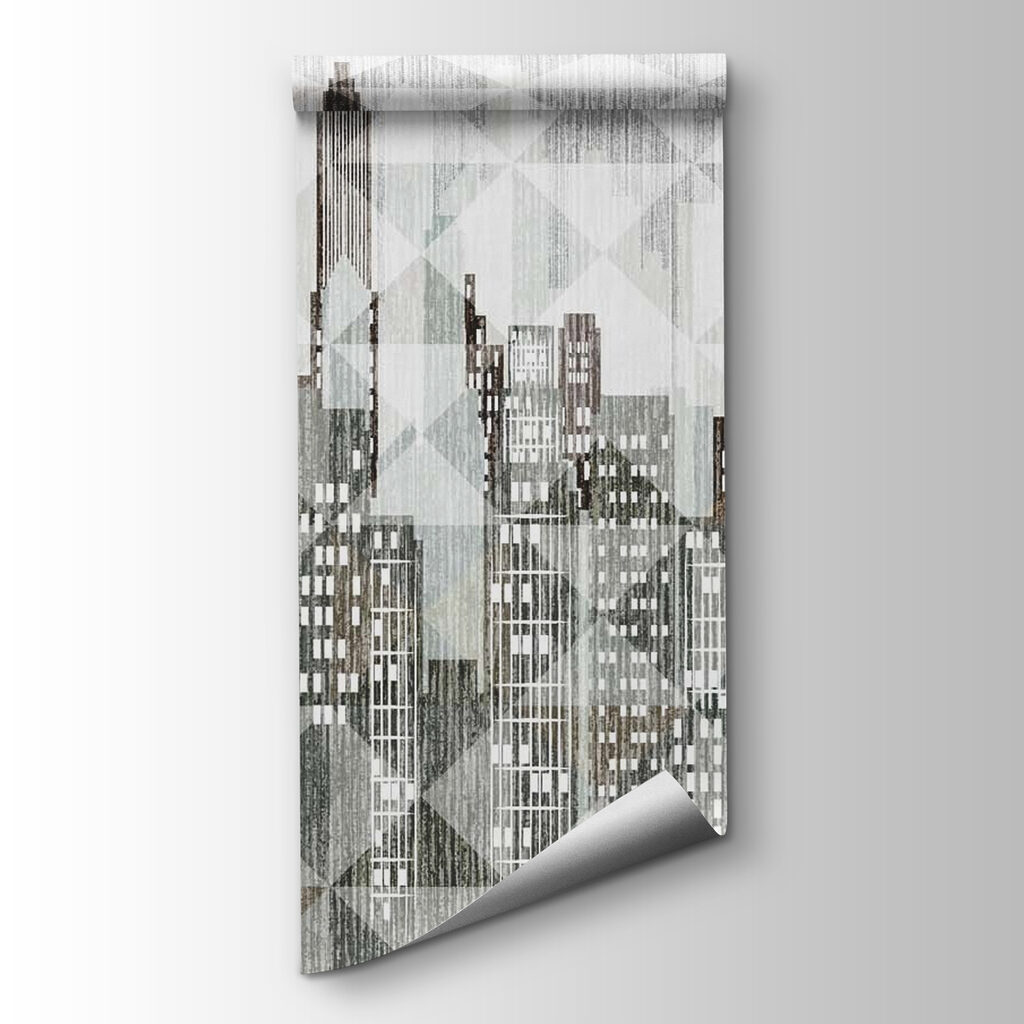 City skyline with many windows City skyline with many windows