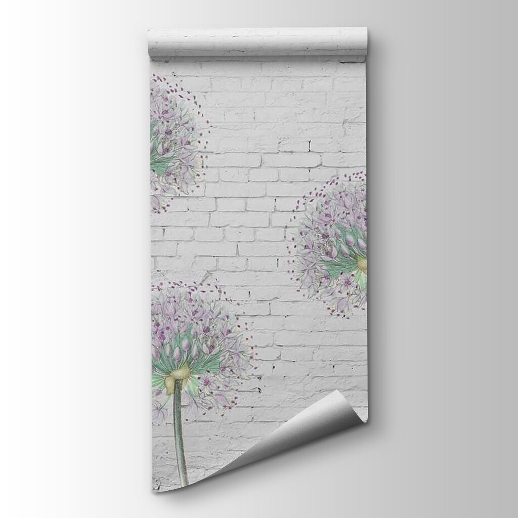 Painting of purple flowers Painting of purple flowers