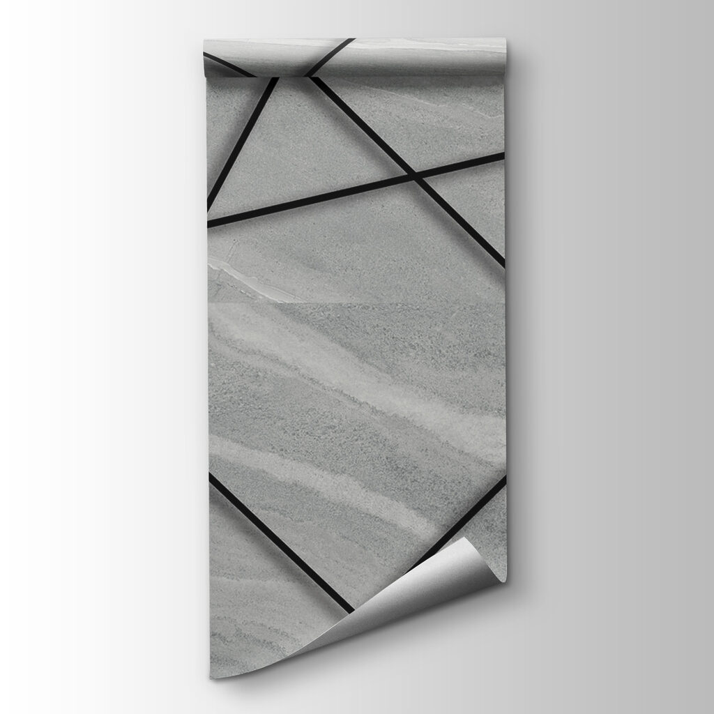 Black lines on a white surface