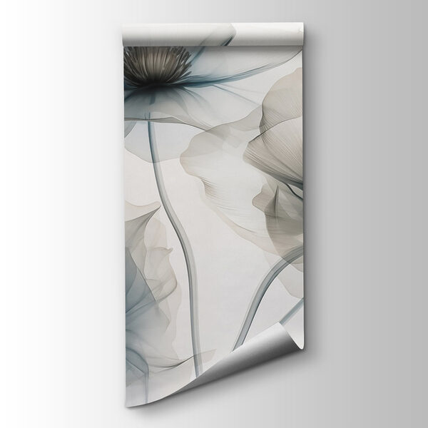 Group of flowers with light blue petals Group of flowers with light blue petals