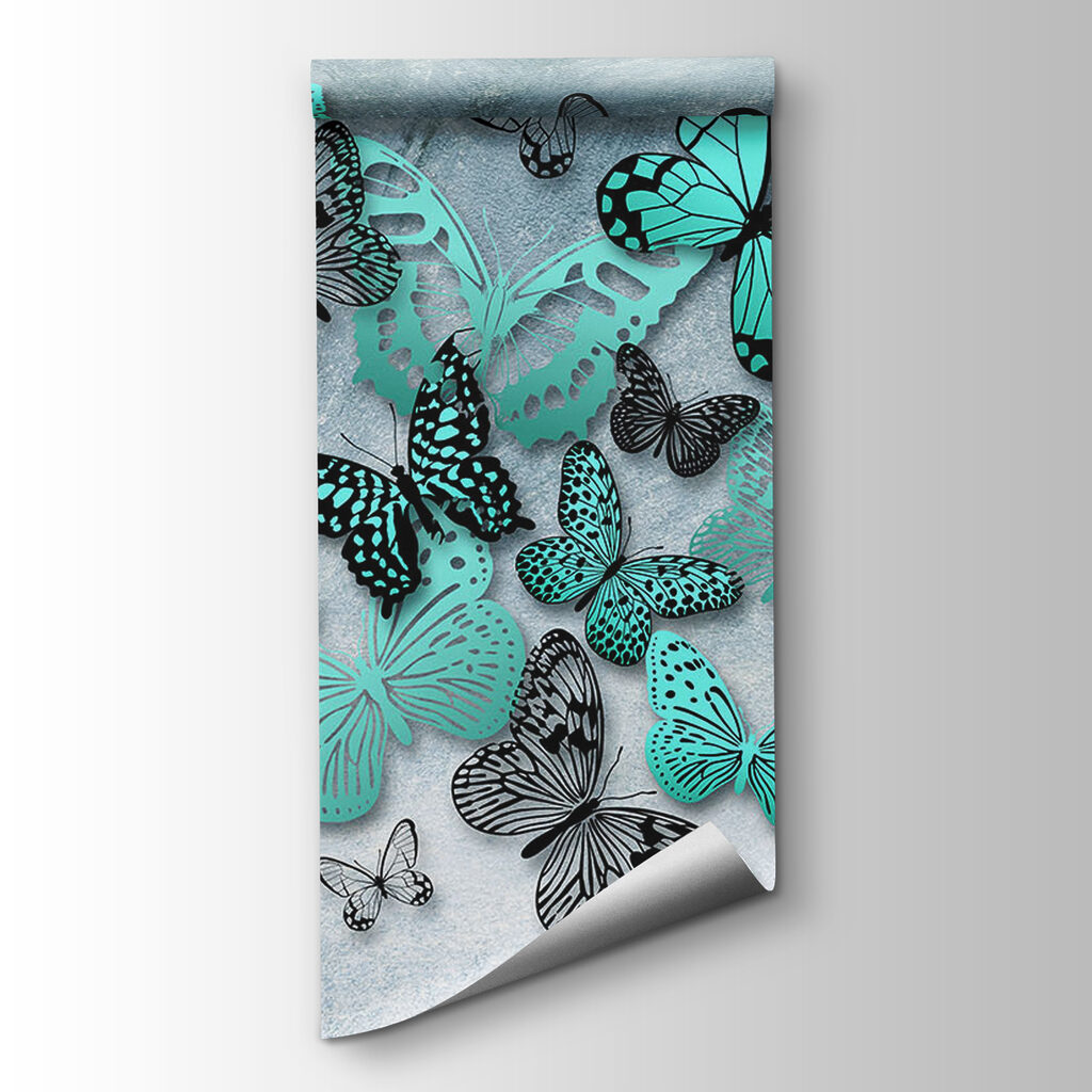 Group of butterflies on a wall Group of butterflies on a wall