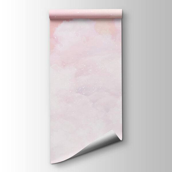 Pink sky with clouds Pink sky with clouds