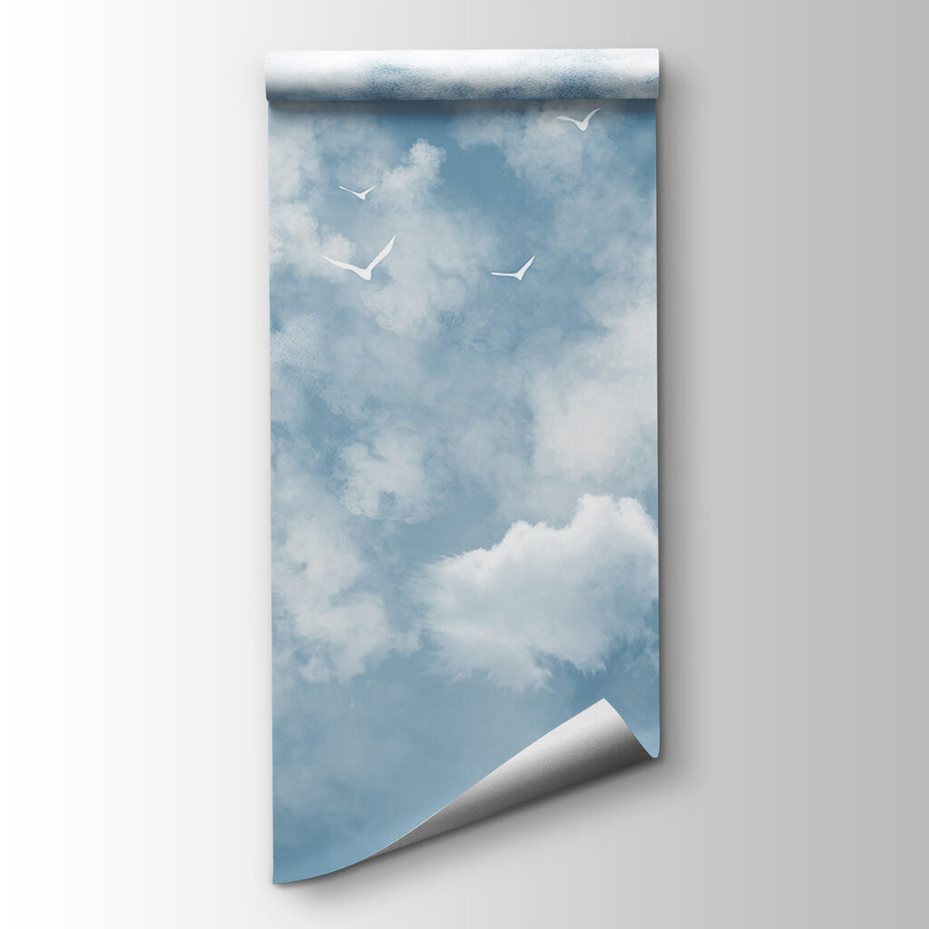 Group of birds in the sky Group of birds in the sky