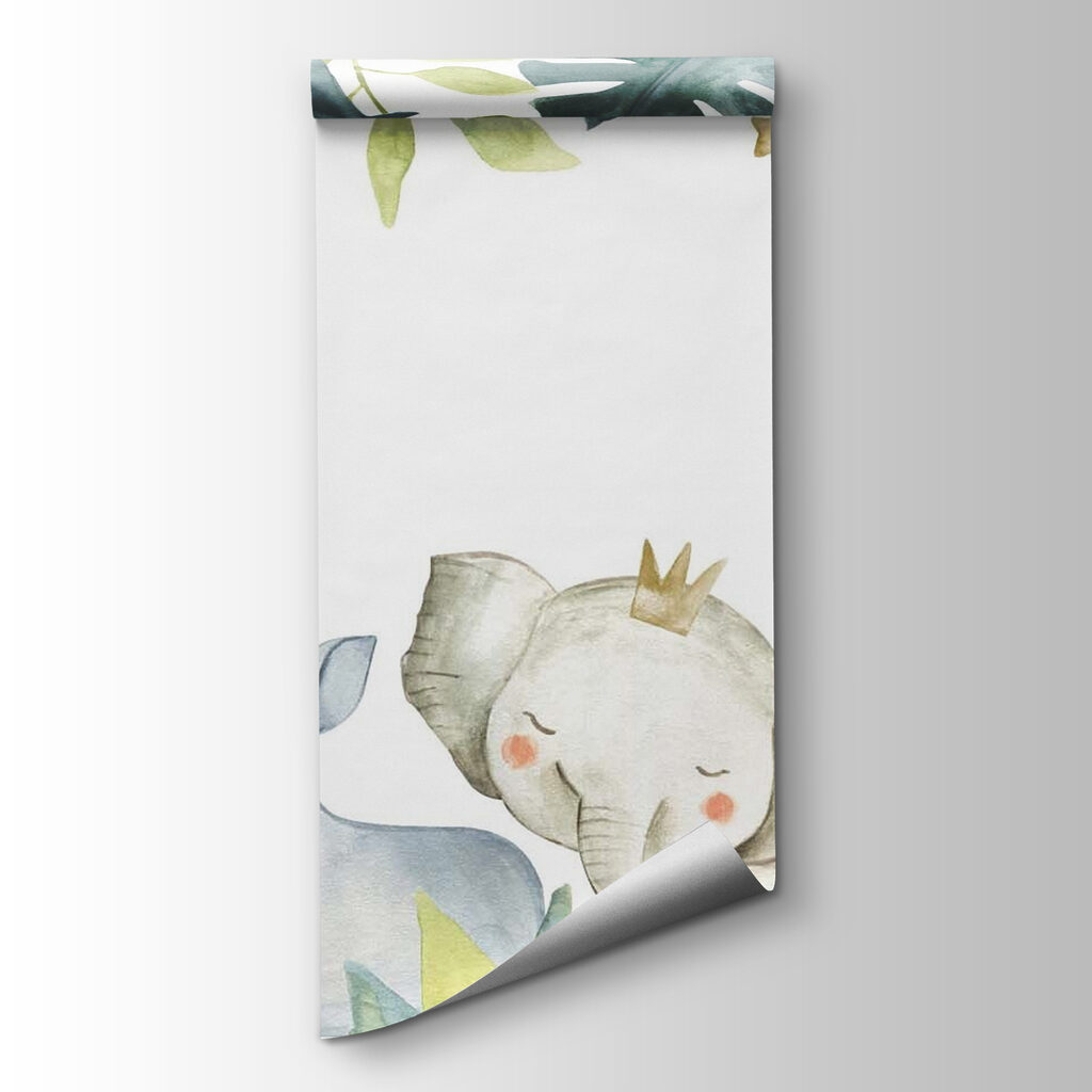 Watercolor frame of animals Watercolor frame of animals