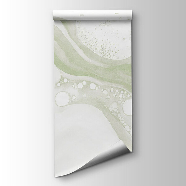 White and green paint White and green paint