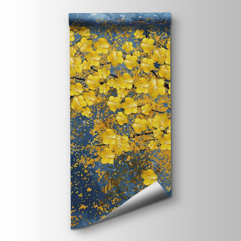 Tree with yellow leaves Tree with yellow leaves