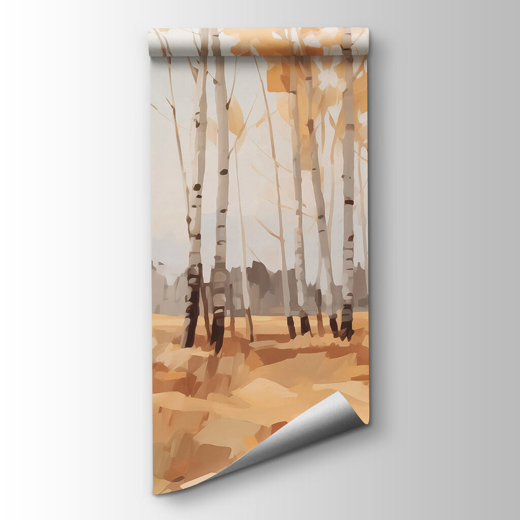 Group of trees in a field