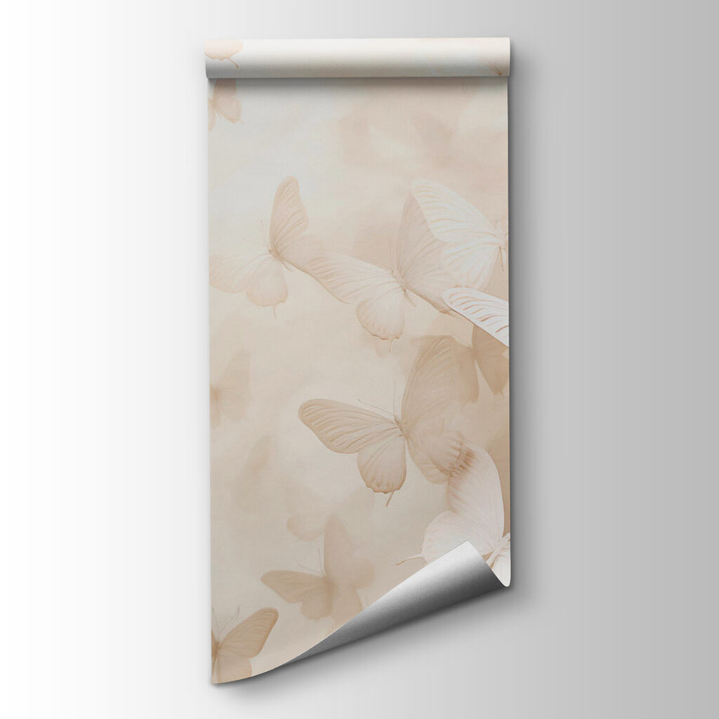 Group of butterflies flying