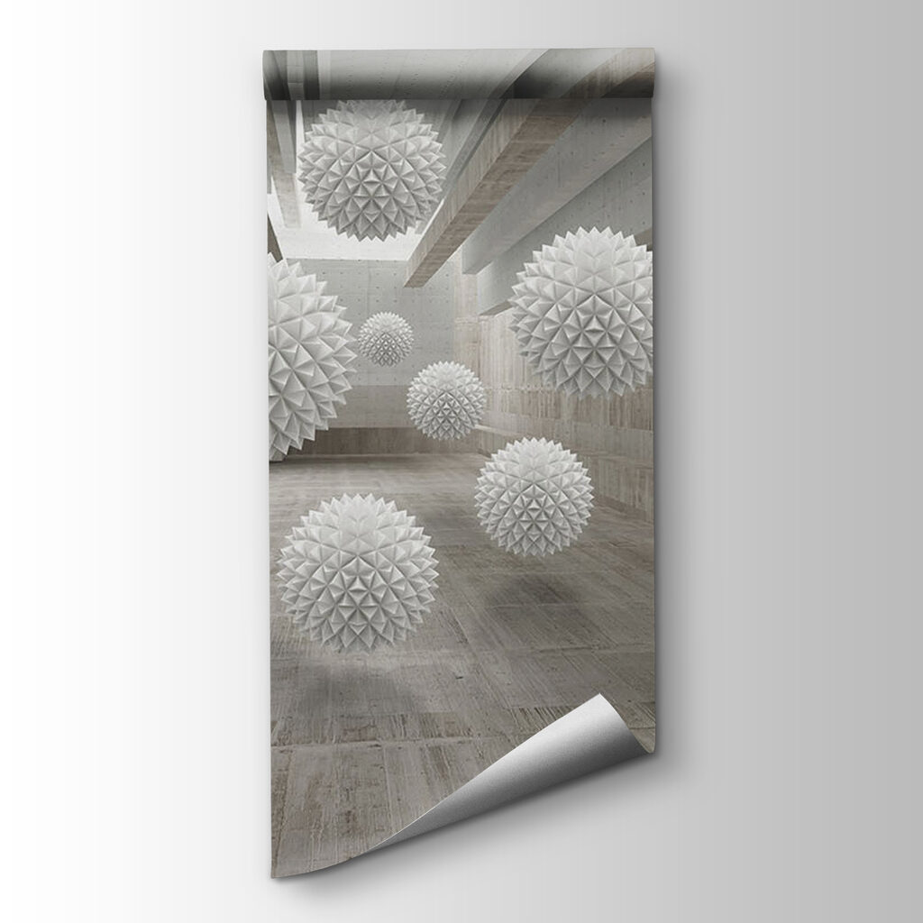 White balls in a room White balls in a room