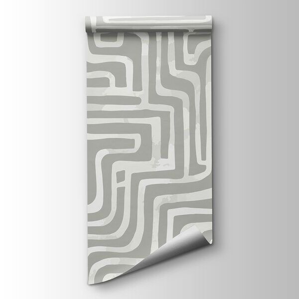 Grey and white maze
