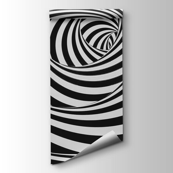 Black and white spiral pattern Black and white spiral pattern