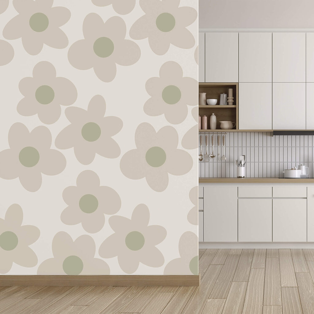 Bloemenpatroon op een witte achtergrond Bloemenpatroon op een witte achtergrond