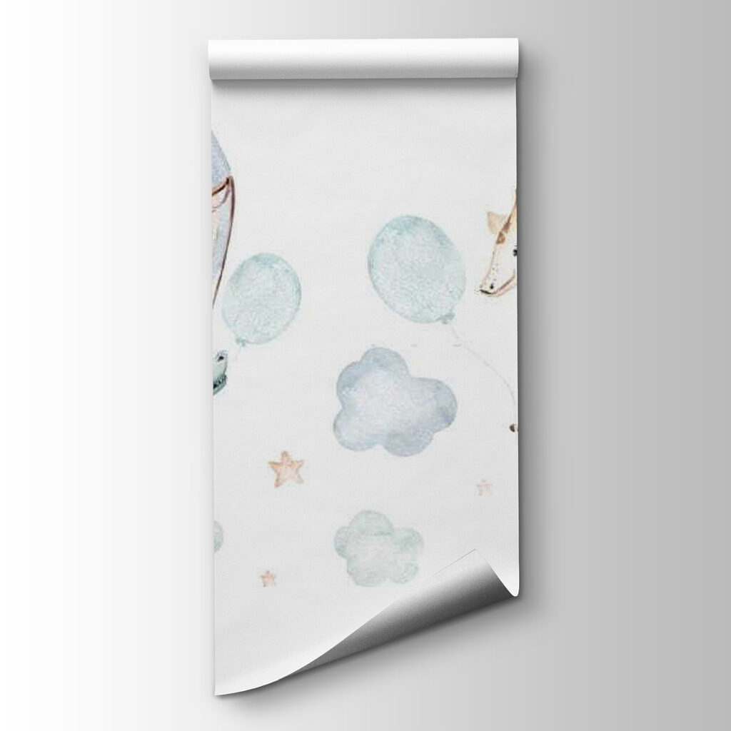 Couple of animals in hot air balloons Couple of animals in hot air balloons