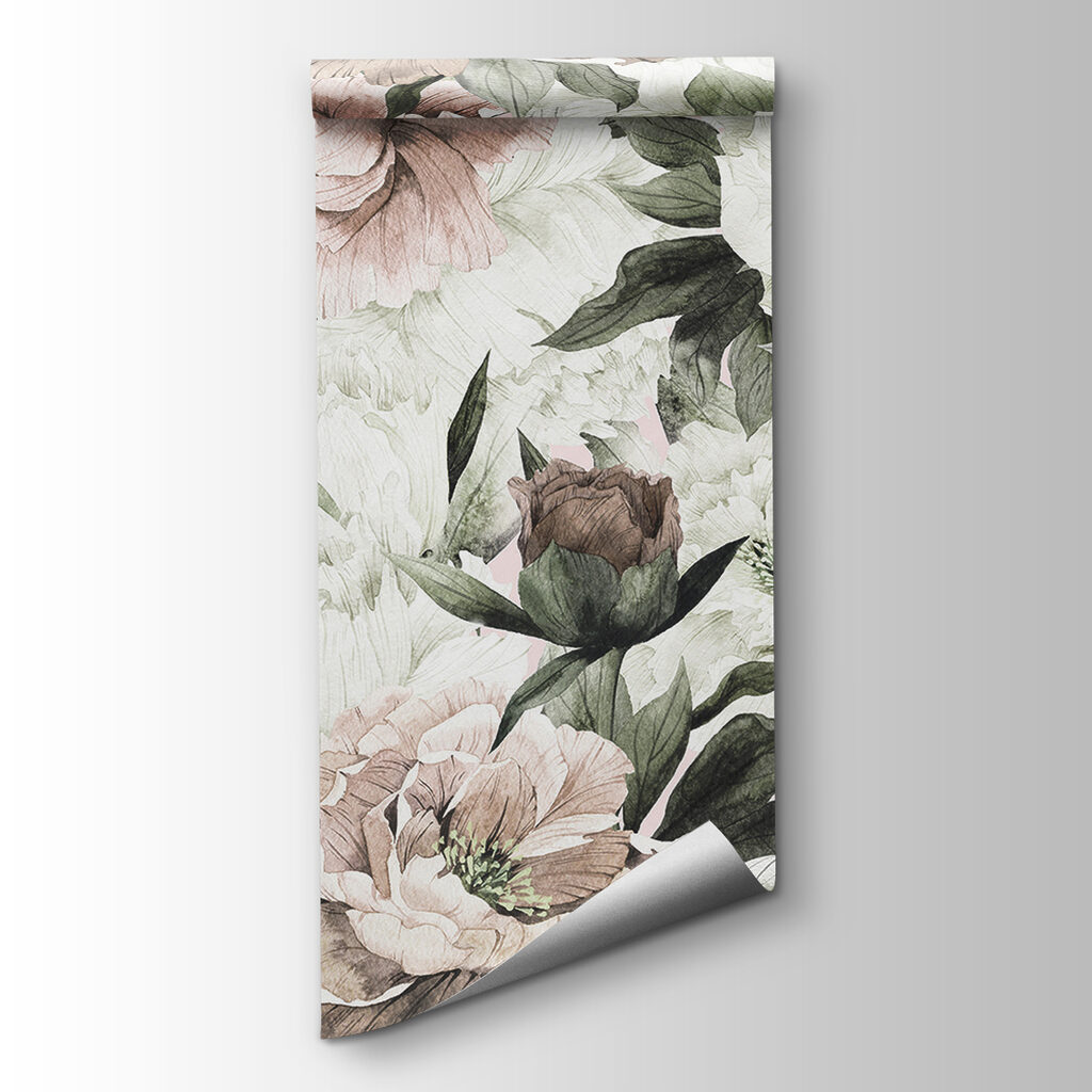 Delicate floral patterns in soft hues Delicate floral patterns in soft hues