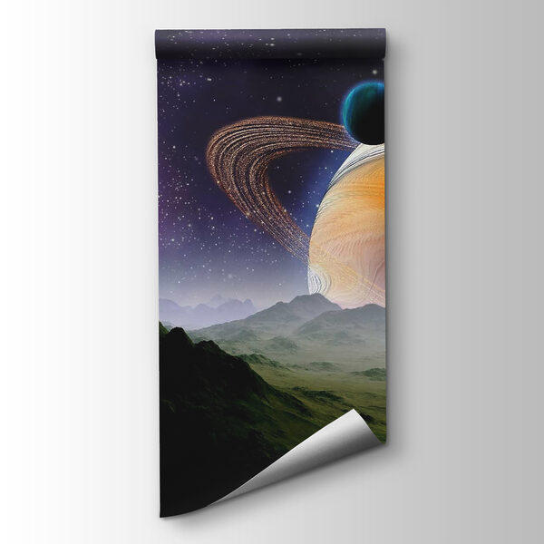 Planets and stars in space Planets and stars in space