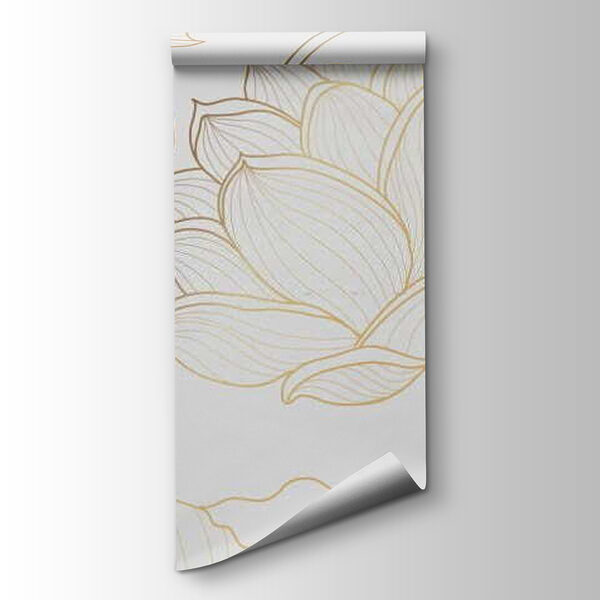 Pattern of flowers on a white background