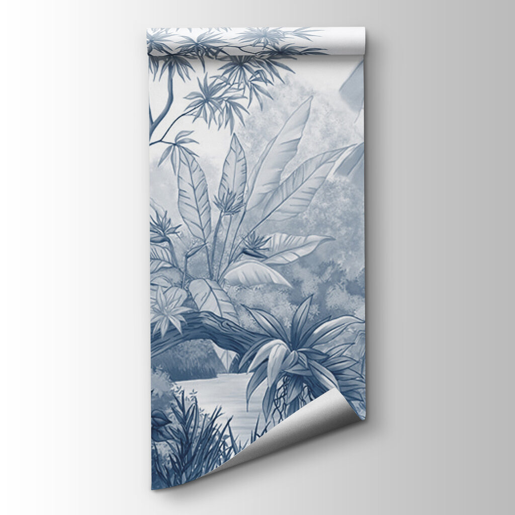 A drawing of a forest A drawing of a forest