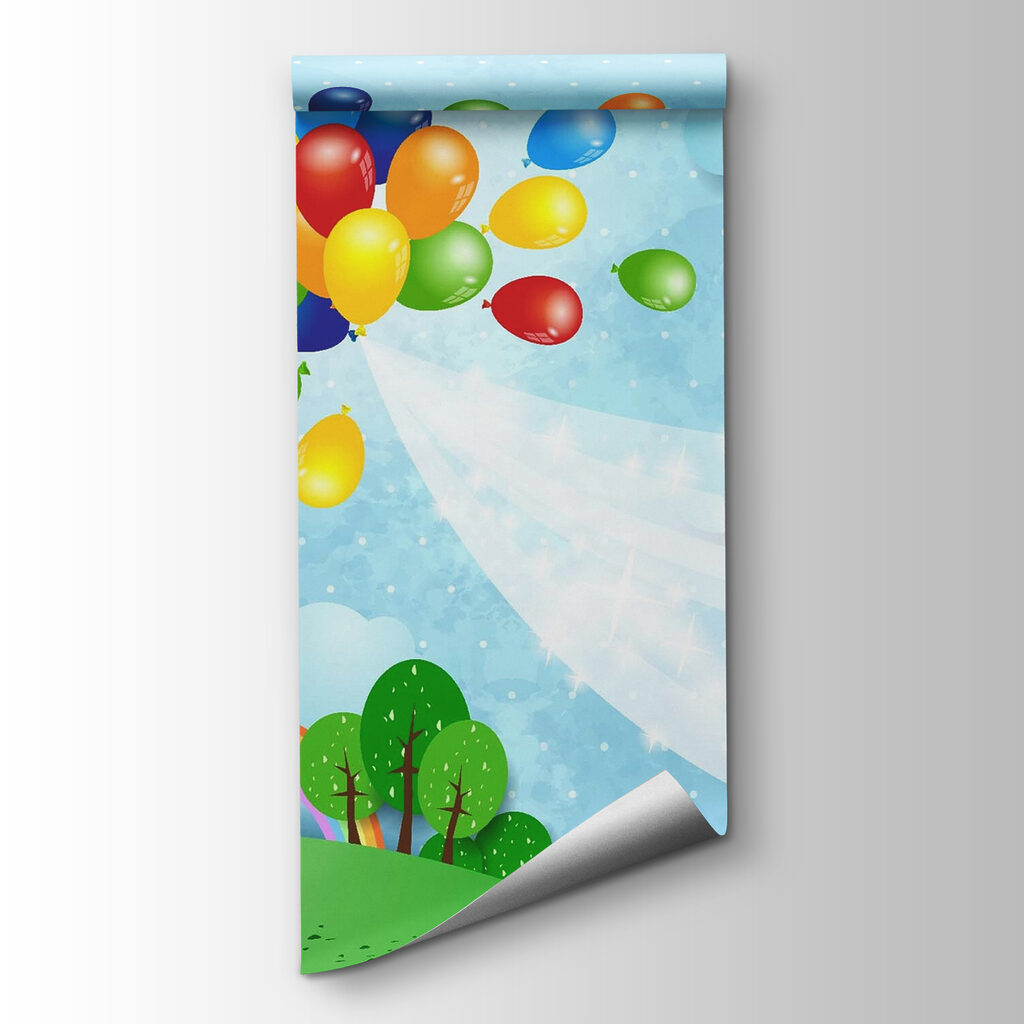 Colorful balloons flying in the sky Colorful balloons flying in the sky