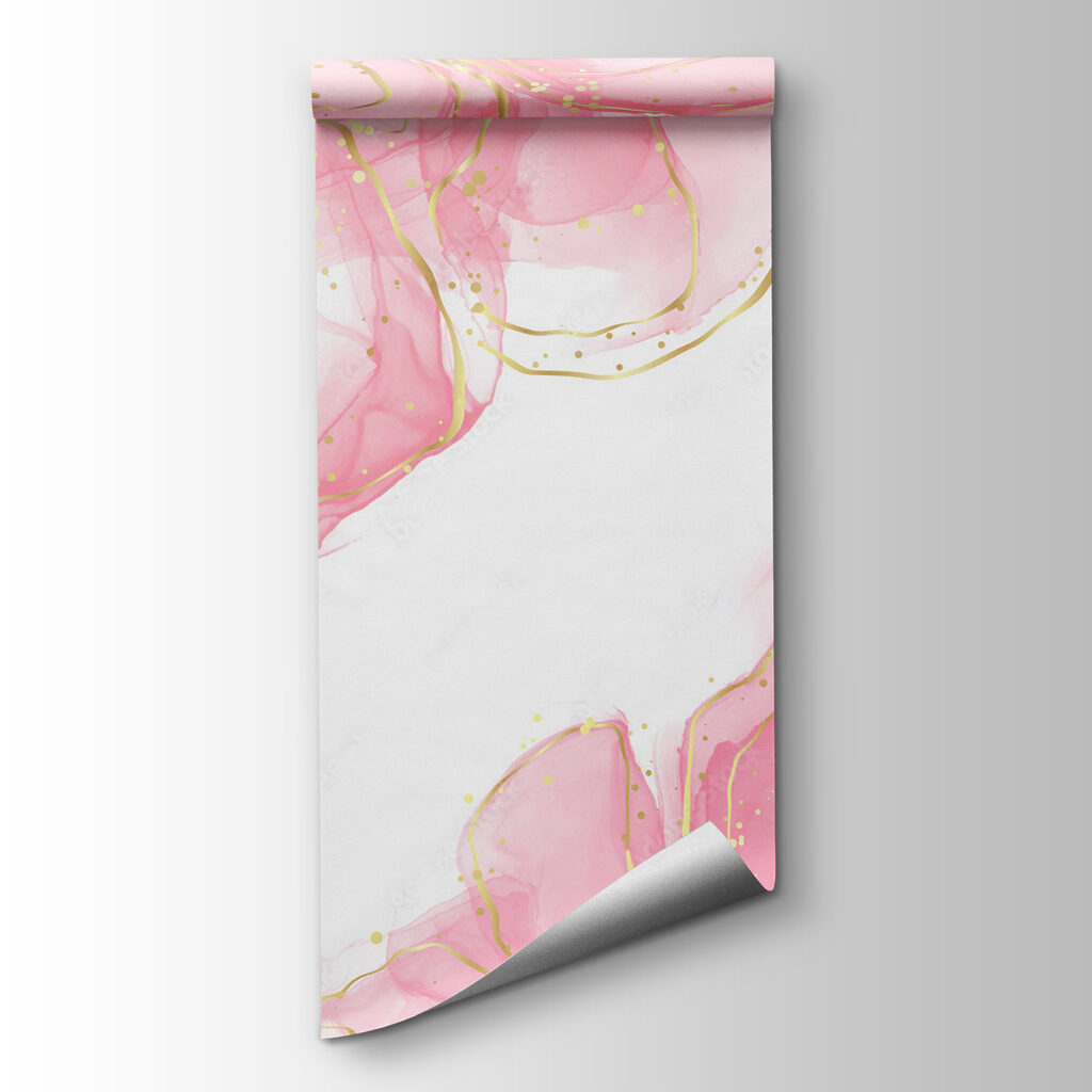 Pink swirls with speckled accents Pink swirls with speckled accents