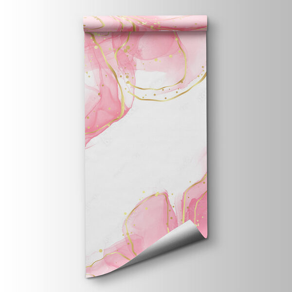 Pink swirls with speckled accents Pink swirls with speckled accents