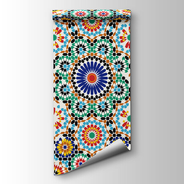 Colorful pattern on a white background Colorful pattern on a white background