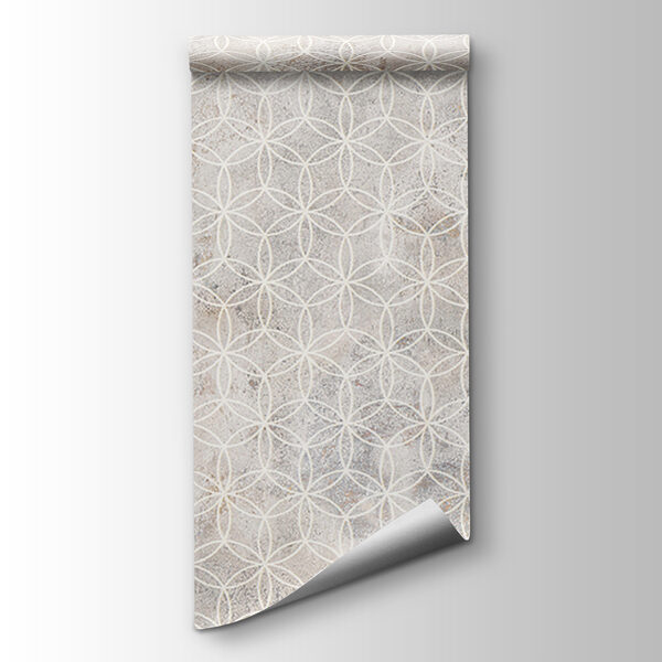 White and gray patterned wall White and gray patterned wall