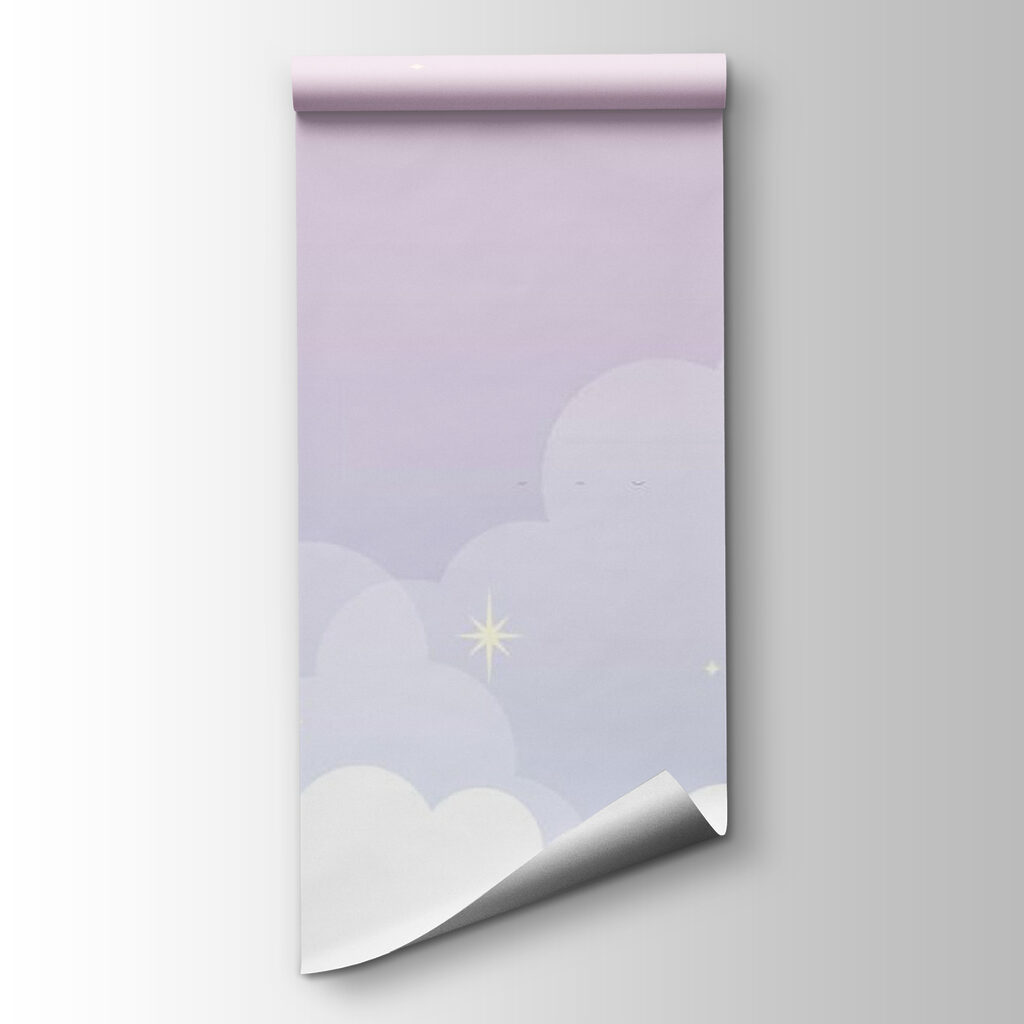 A moon and clouds in the sky A moon and clouds in the sky