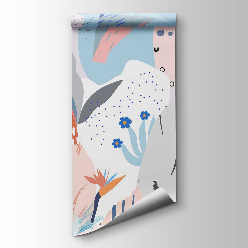 Colorful art with different shapes and colors Colorful art with different shapes and colors